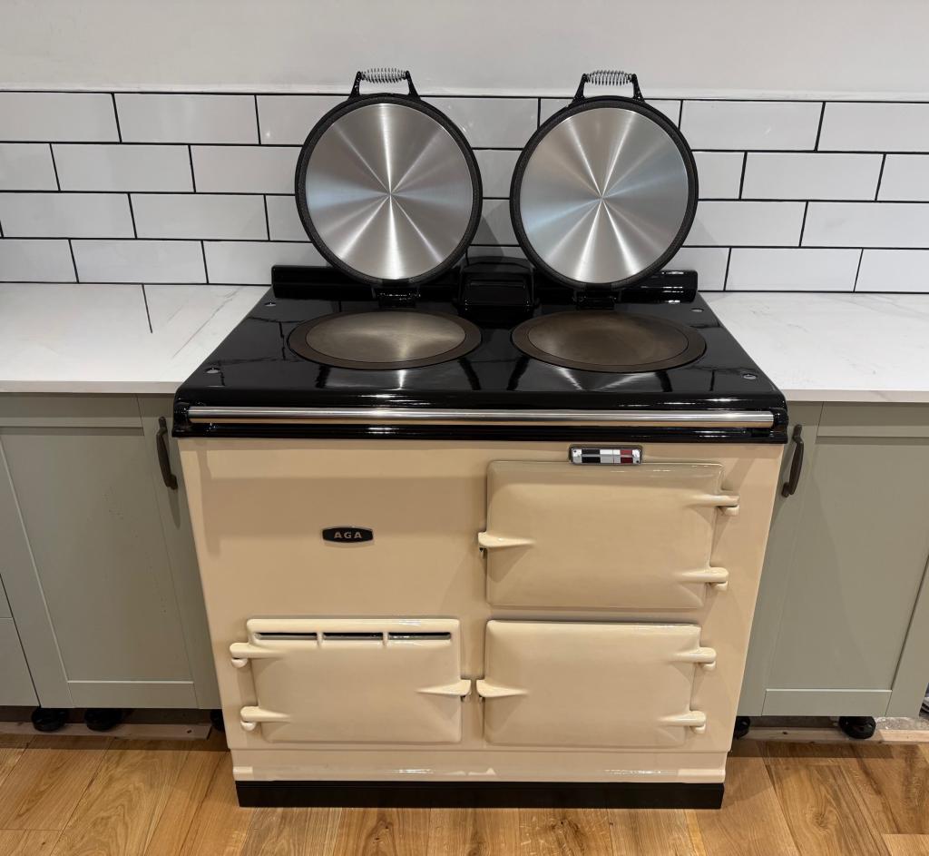 <p>2 Oven Cream Electric Aga installed in Toller Porcorum</p>